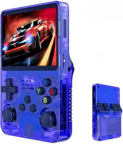 EW Green R36S Retro Handheld Game Console Linux System 3.5 Inch IPS Screen Portable Pocket Video Player 64GB 128G Game Kid Gift